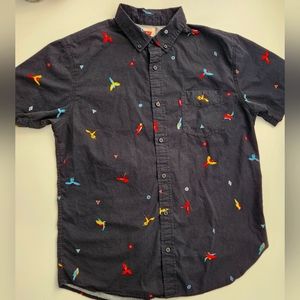 Levi's tropical bird button down